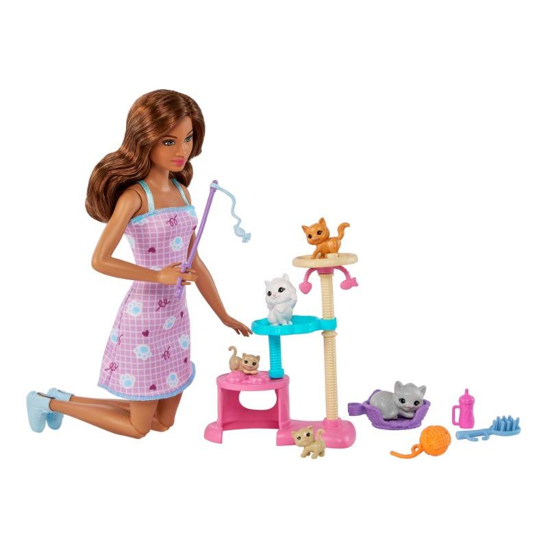 Barbie Kitty Condo Doll and Pets Cat Tree Playset