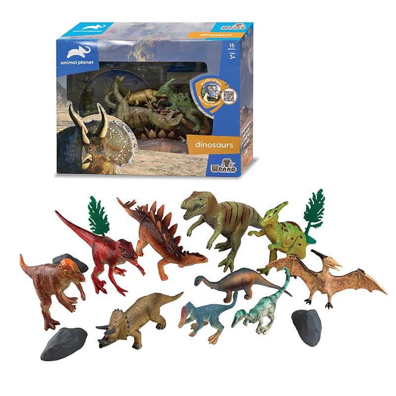 Wenno Animal Planet Dinosaur - 15 Pcs