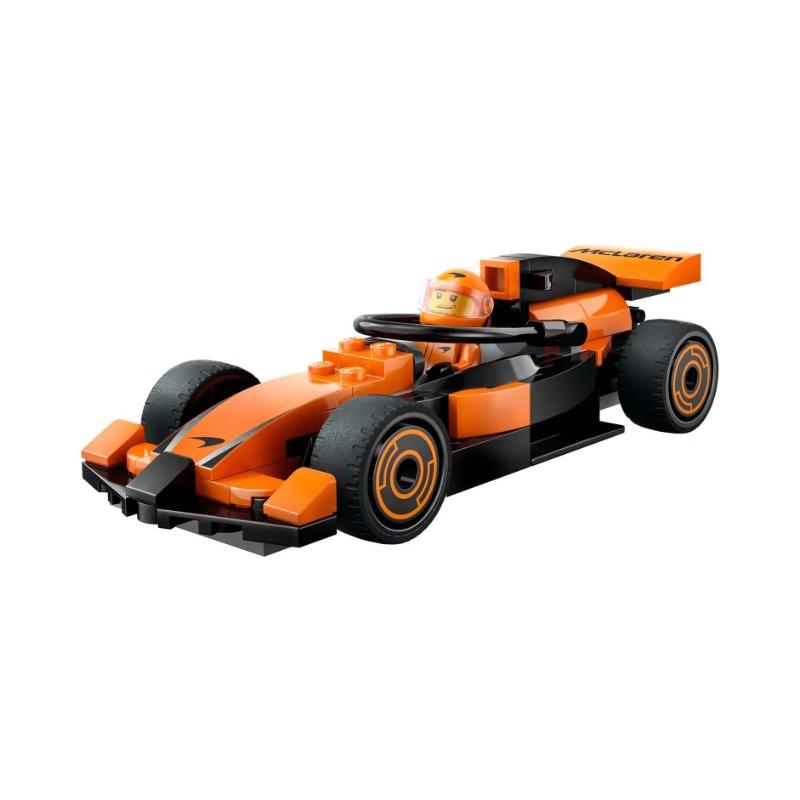 Lego City F1 Driver With Mclaren Race Car Mini Vehicle Toy Playset 60442