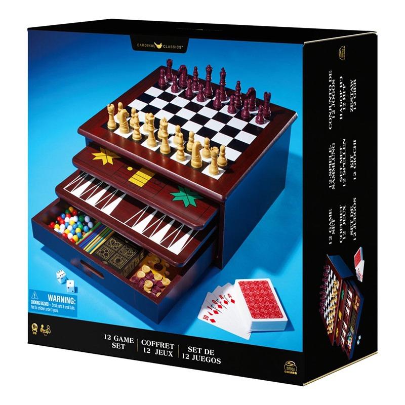 Cardinal Classics 12 In 1 Centre Wood Game