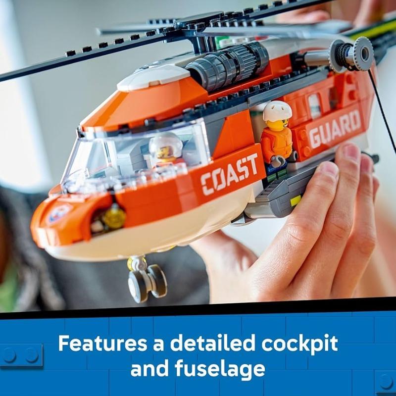 Lego Building Kit Coast Guard Helicopter 60503