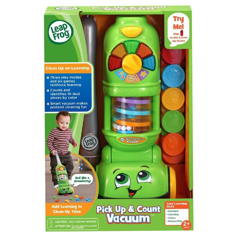 LeapFrog Pick Up And Count Vacuum 2 In 1 - Green