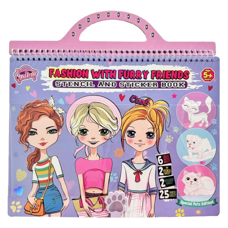Striders Fashion Portfolio with Furry Friends Design Kit