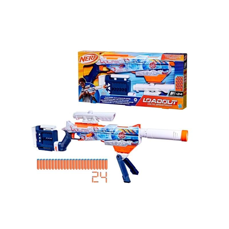 Nerf Loadout Arctic Zerostriker Blaster and N1 Darts