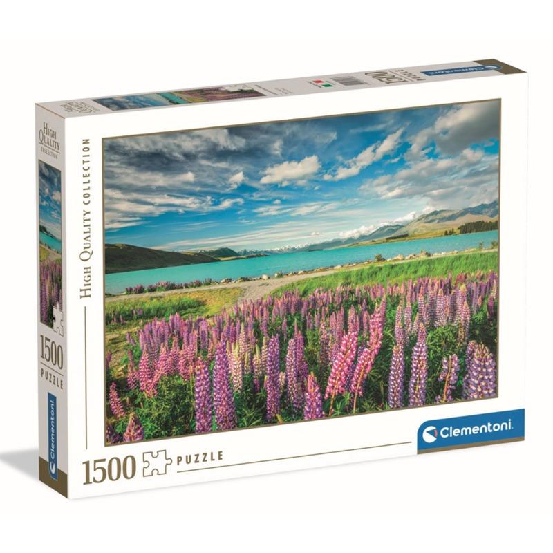 Clementoni Hqc Lupins At Lake Tekapo - 1500 Pcs Puzzle