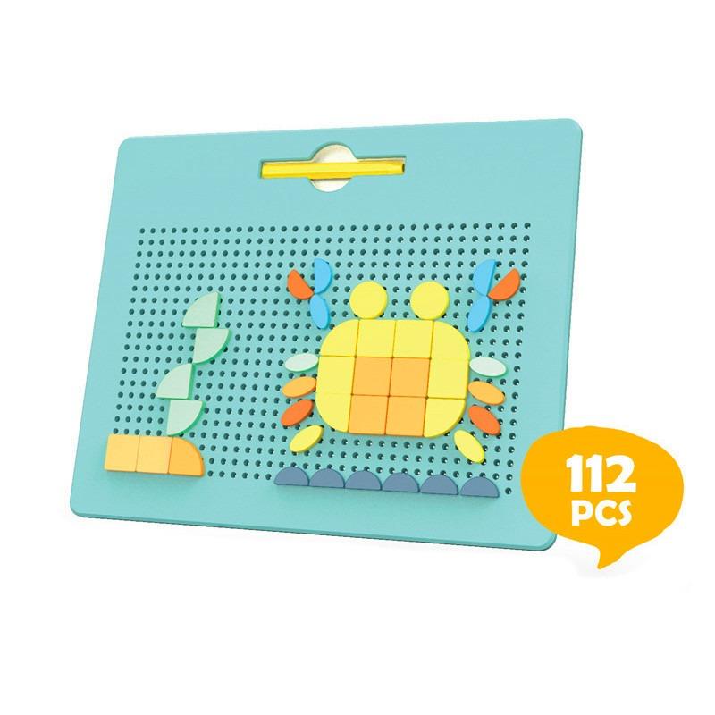 Shingo 2-in-1 Magnetic Bead Building Plate -112 pieces