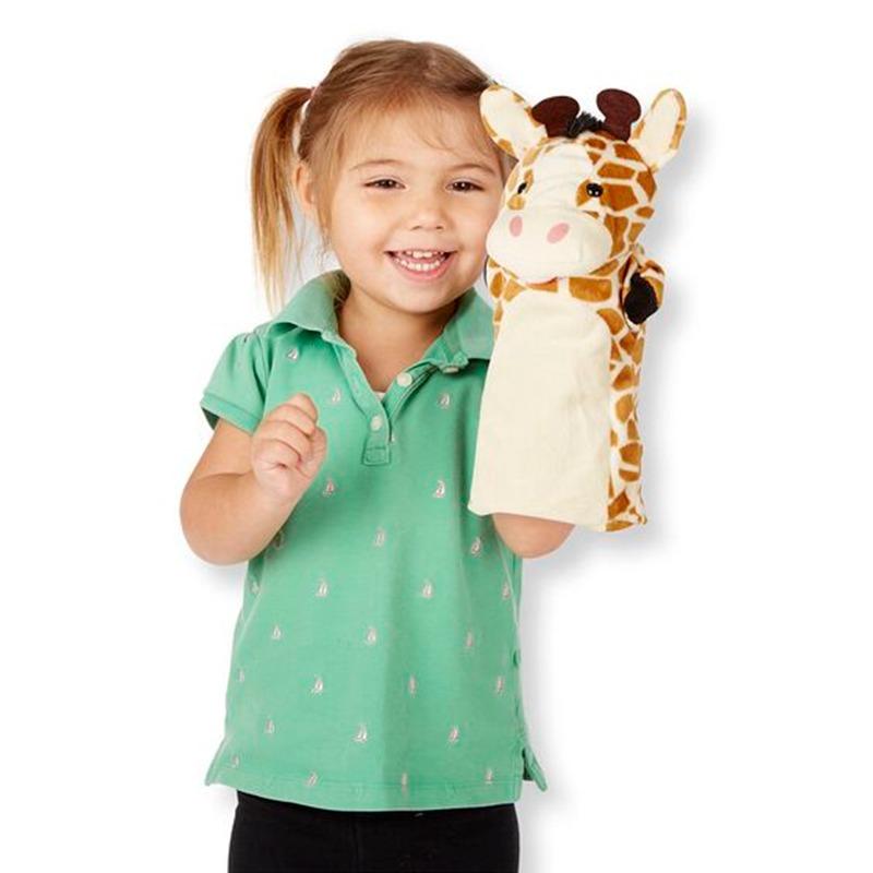 Melissa And Doug Zoo Friends Hand Puppets - Assorted