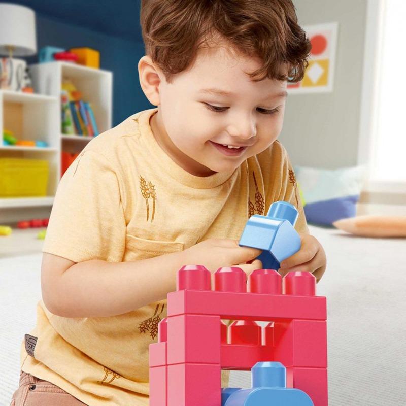 Mega Bloks Big Building Bag 60 Pieces - Pink