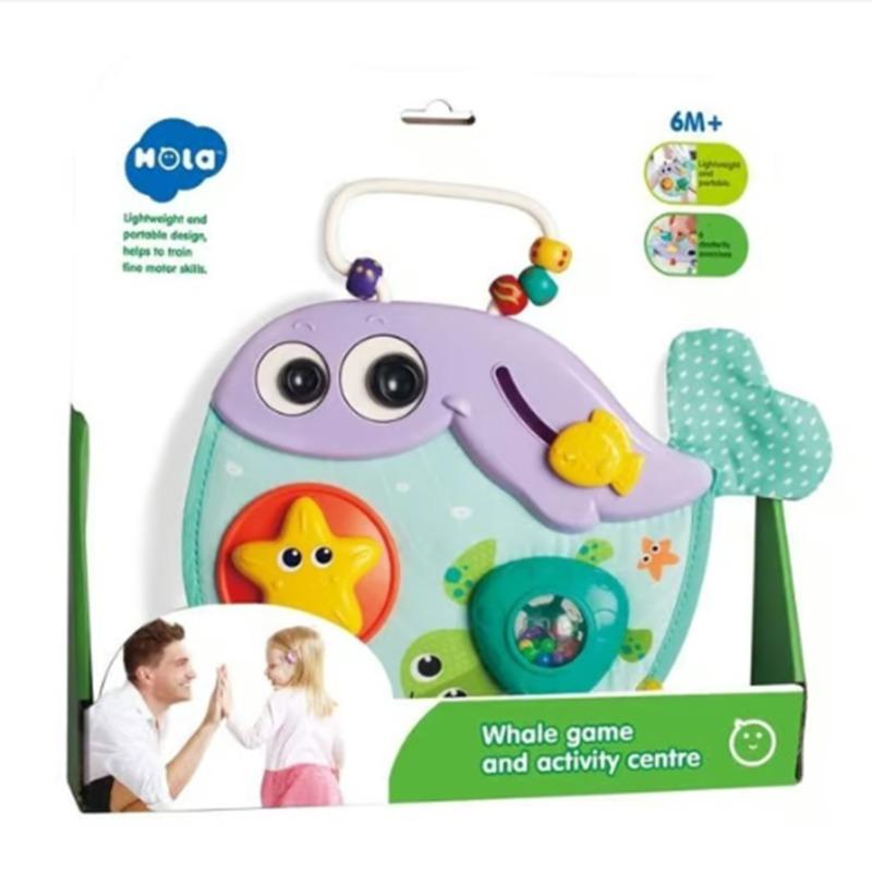 Hola Whale-Themed Educational Game and Activity Center