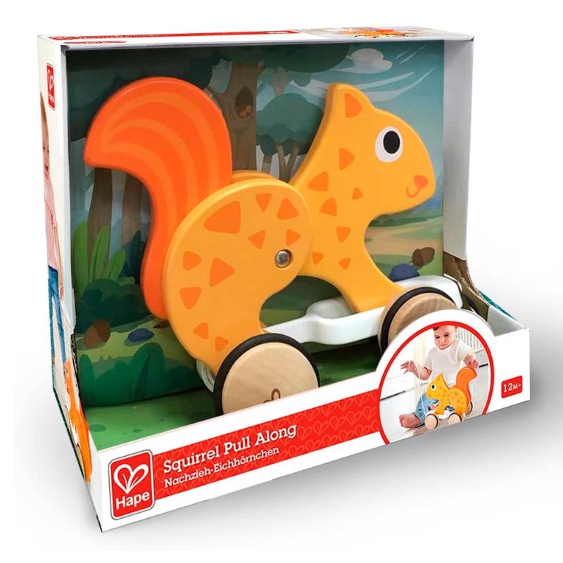 Hape Baby Squirrel Pull Toy