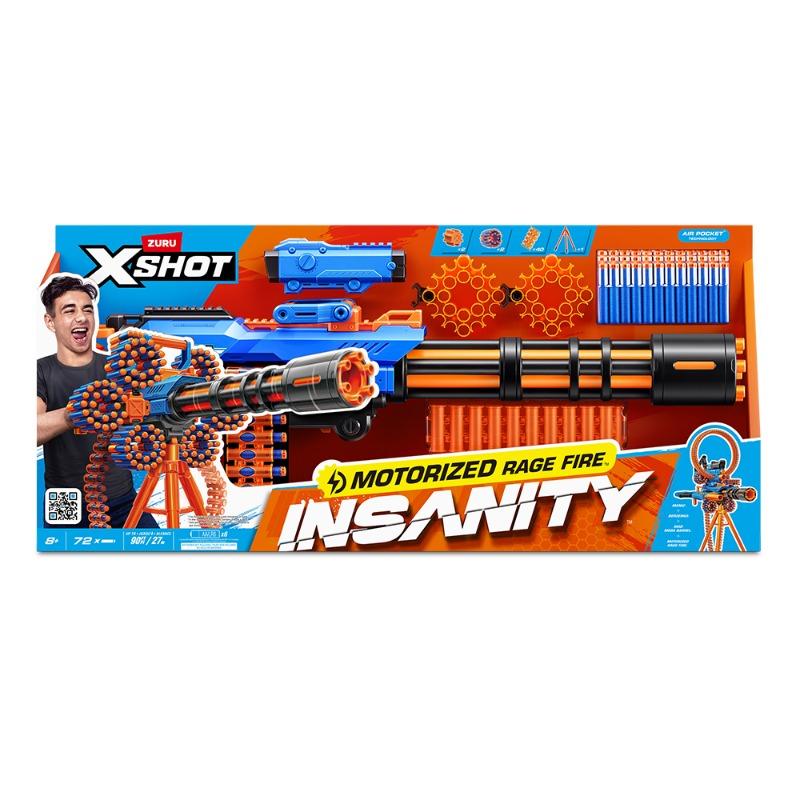 X-Shot Insanity Motorized Rage Fire By Zuru