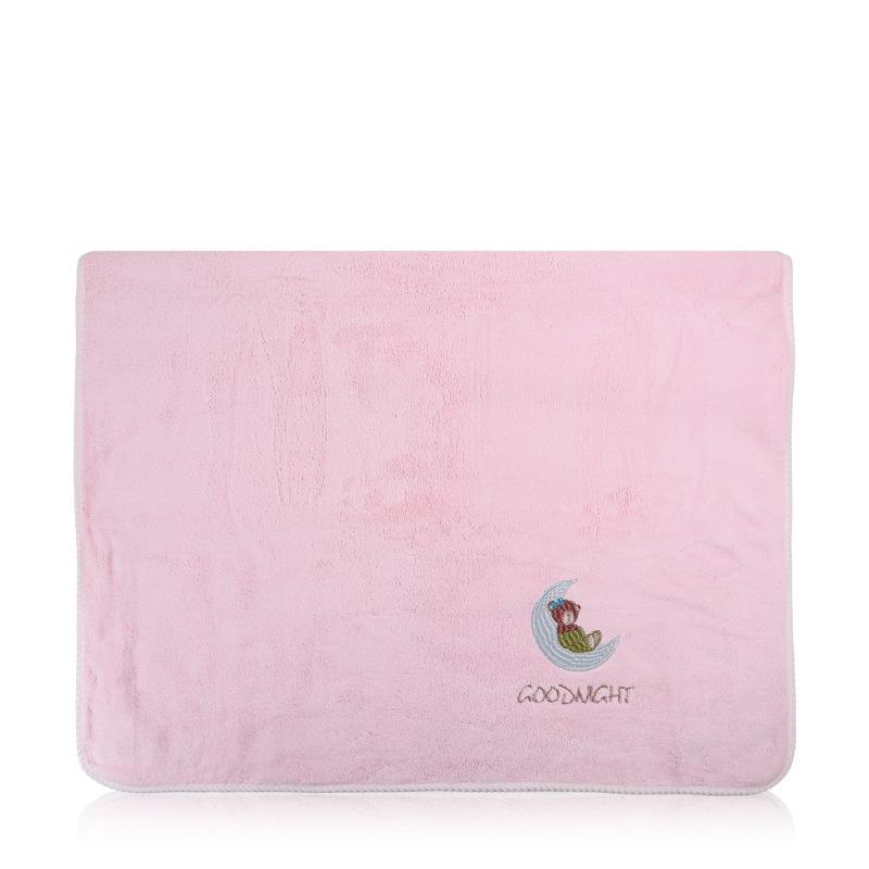Kids Microfiber Towel Set 2 Pieces Pink