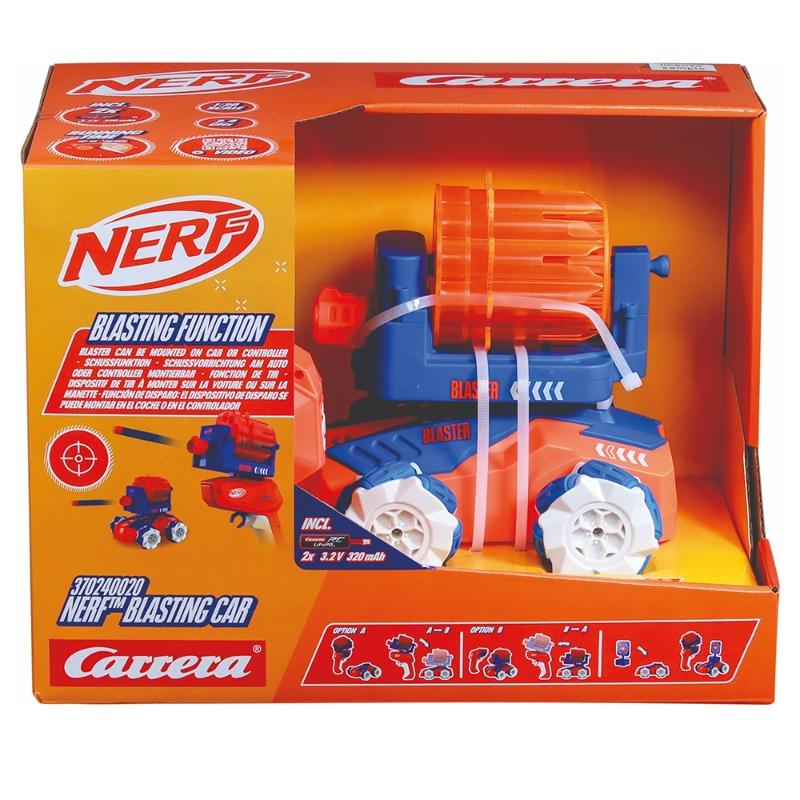Carrera-RC Nerf Blasting Car – Remote Control Dart Shooting Vehicle.