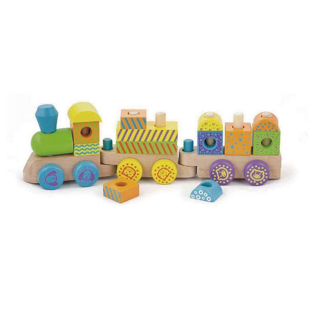 VIGA - Colorful Stacking Train