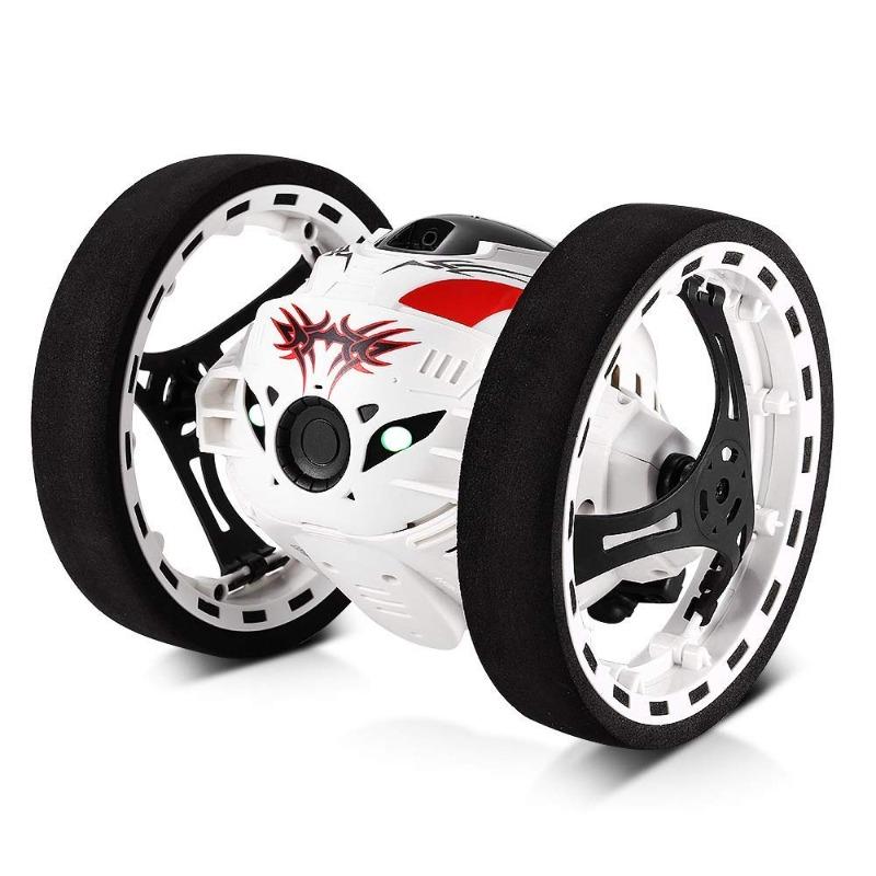 Jumping Bounce Car with Flexible Wheels Rotation LED Light