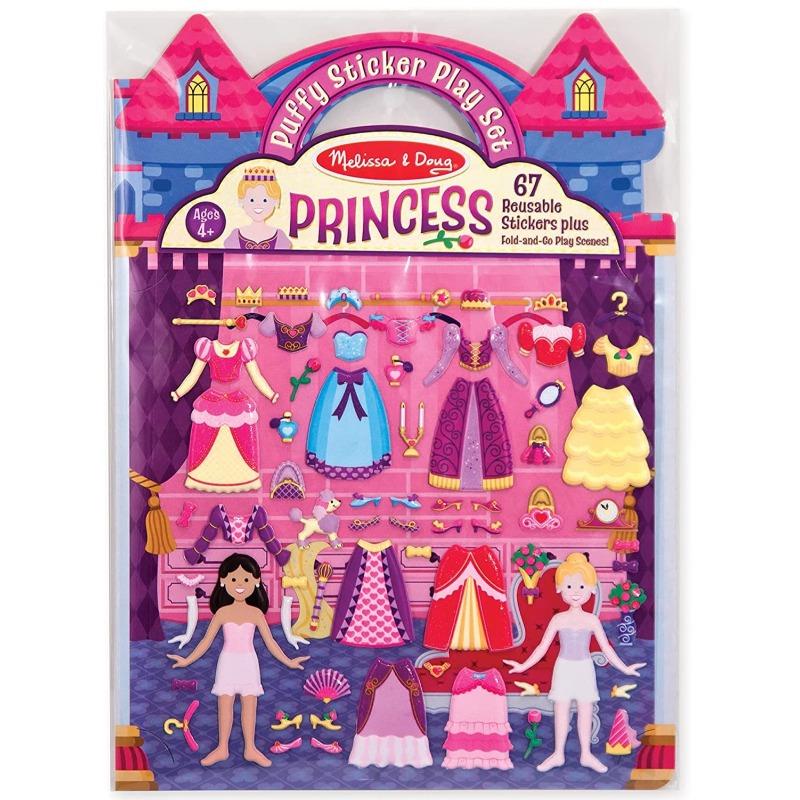 Melissa And Doug Puffy Sticker Play Set - Princess