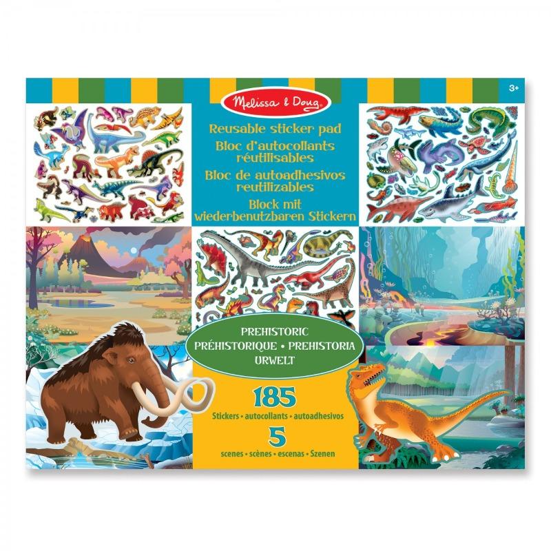 Melissa and Doug Reusable Sticker Pad - Prehistoric