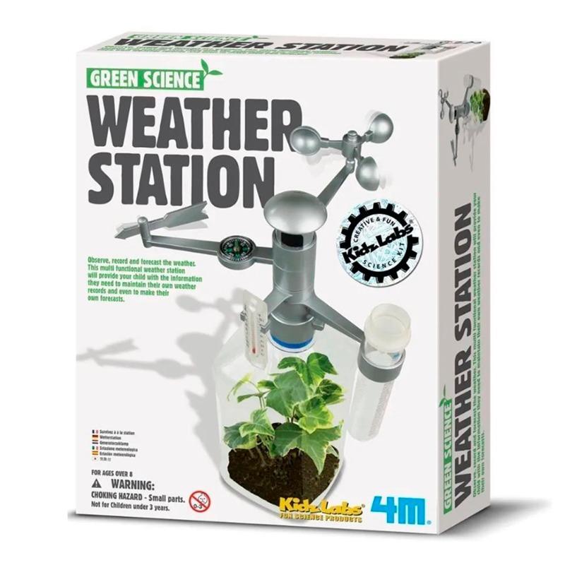 4M KidzLabs Solar System Green Science Weather station