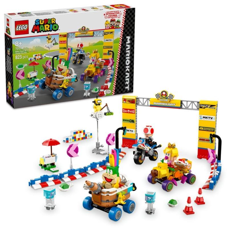 Lego Super Mario Kart Baby Peach Grand Prix 72036