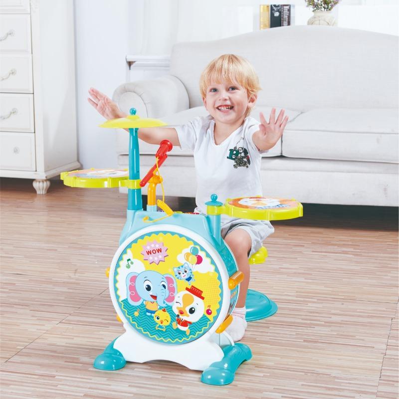 Hola Banging Bopping Drum Set - Kids Interactive Musical Toy