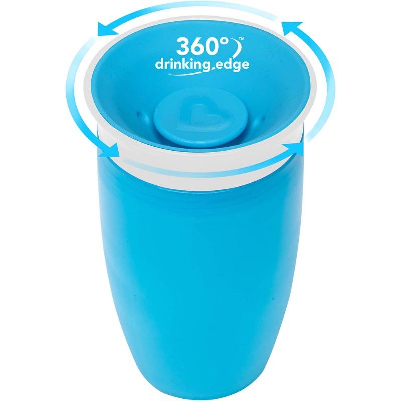 Munchkin - Miracle 360 Sippy Cup 296ml 2 Pack Blue and Green
