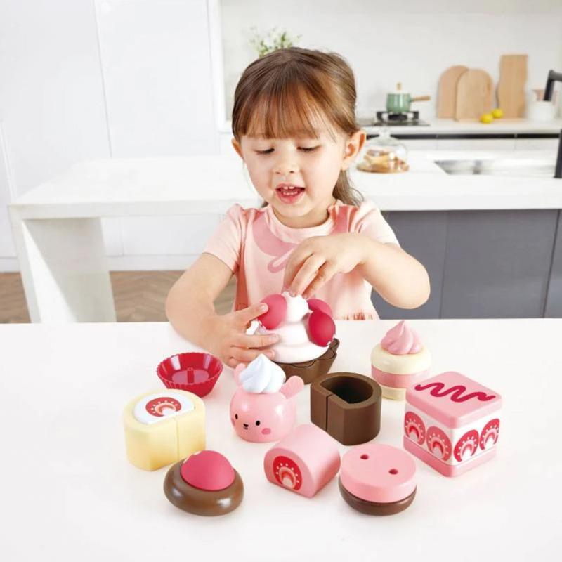 Hape Strawberry Dessert Set 7 Pcs