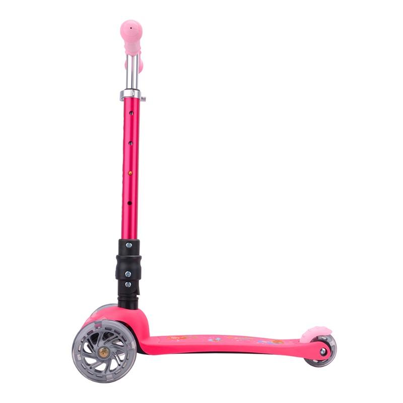 BOLDCUBE 3 Wheel Scooter Folding Teeny (Pink)
