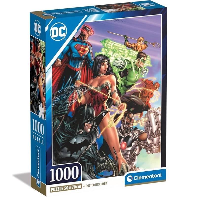 Clementoni DC Comics Justice League Puzzle – 1000 Pieces