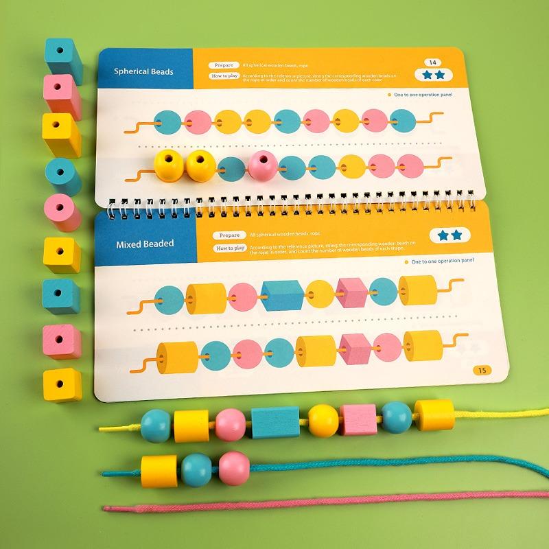 Lacing Blocks Beads And Threading