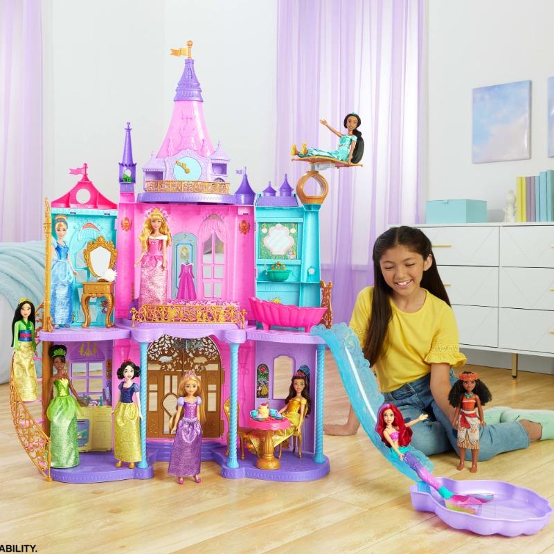 Disney Princess Magical Adventures Castle 4 ft Tall with Lights & Sounds