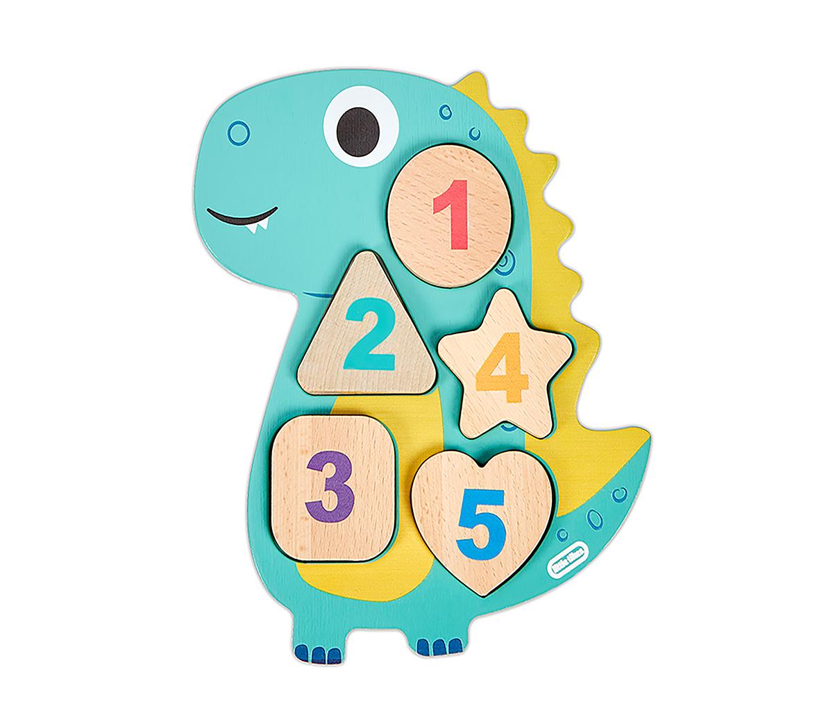 Little Tikes Wooden Critters Number Puzzle - Dino