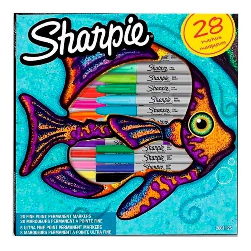 Sharpie 28-Piece Permanent Marker - Fish
