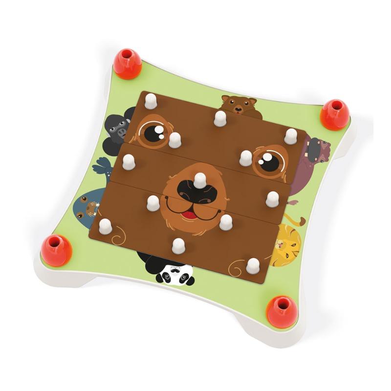Quercetti Guess the Animal Face Puzzle Playset