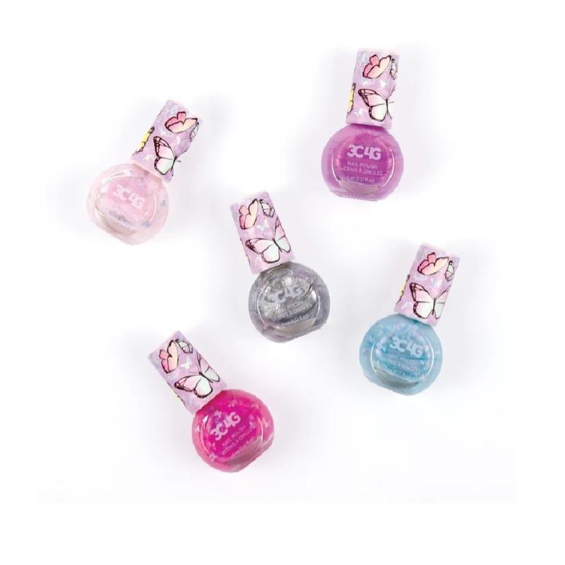 3C4G Butterfly Nail Polish Set 5pk