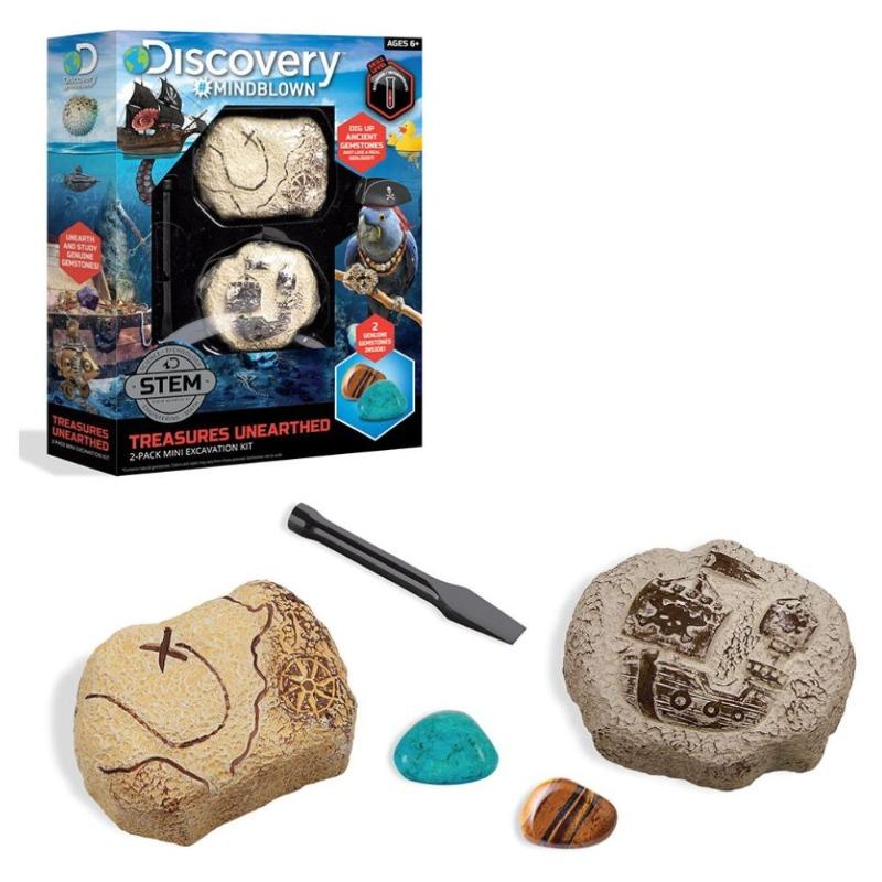 Discovery Mindblown Mini Treasure Excavation Kit - 2 Pack