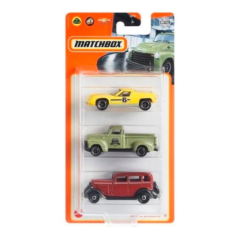 Matchbox Metal Cars Set - 3pcs