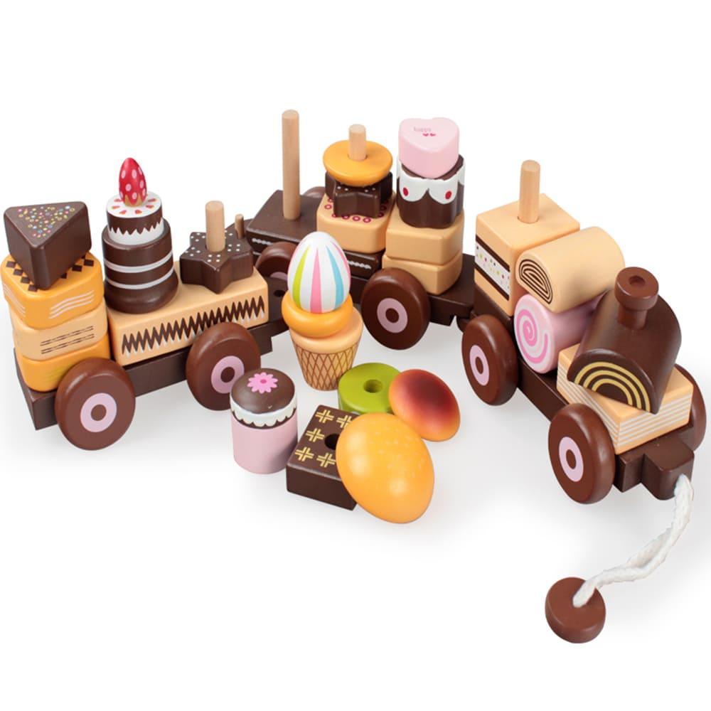 Beilaluna - Sweet Colorful Stacking Train