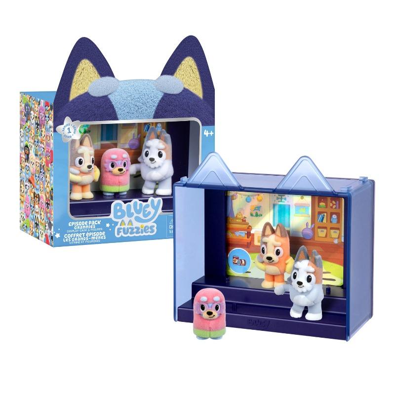 Bluey S14 Fuzzies Episode Pack Grannies – Soft Collectible Plush Figures