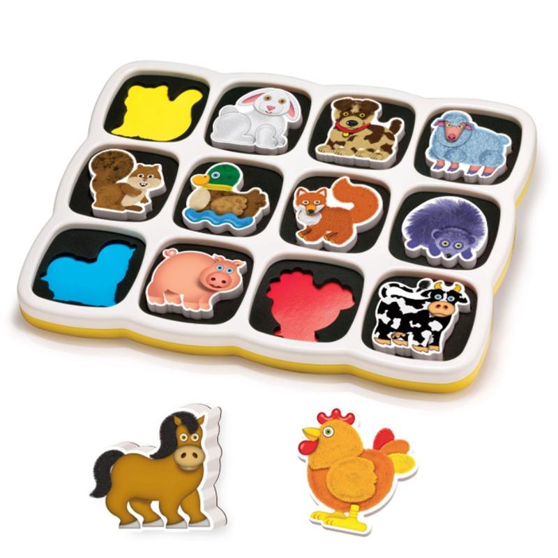 Quercetti Happy Farm Magnetic Puzzle -13 Pieces
