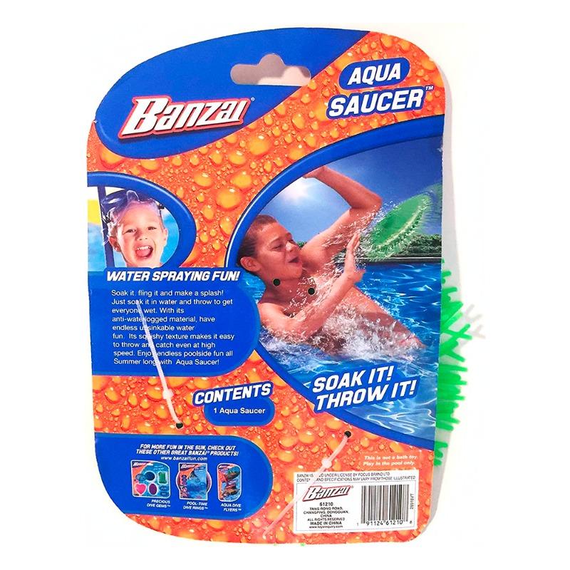 Aqua Tank Toy Banzai Swimming Saucer Green 1 Piece