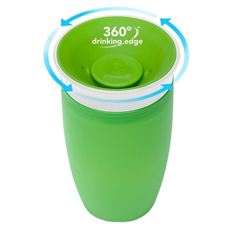 Munchkin - Miracle 360 Sippy Cup 296ml 2 Pack Blue and Green