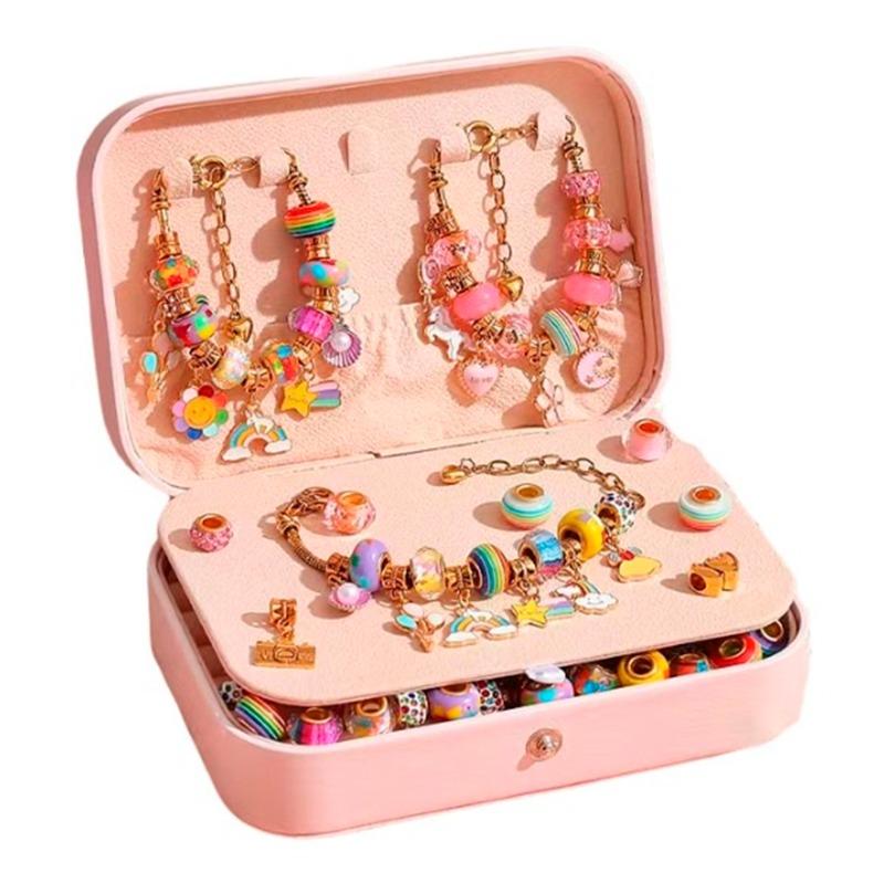 Dream Princess Jewelry Box 3 DIY Creative Beads 120 Pcs
