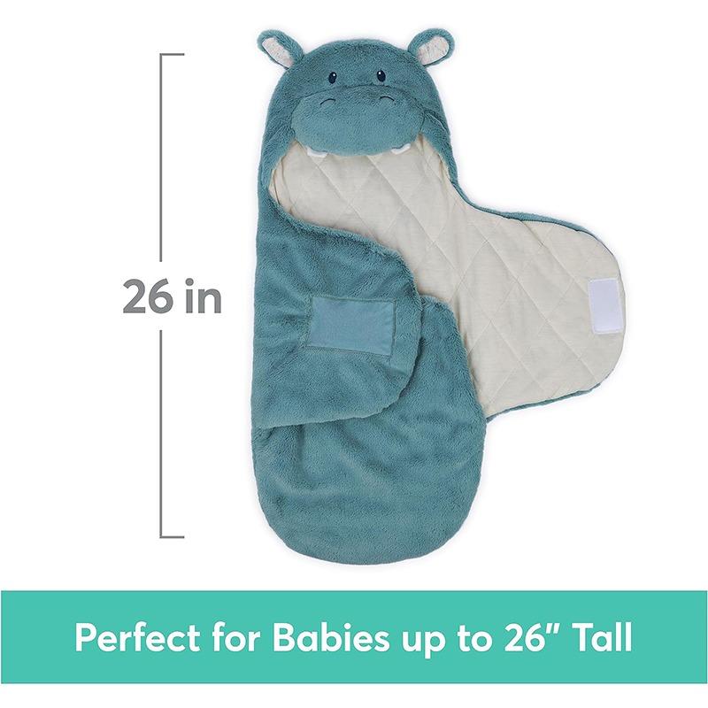GUND Baby Oh So Snuggly Hippo Blanket Wrap