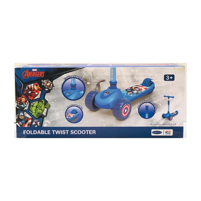 Marvel Captain America Twist And Roll 3 Wheel Scooter
