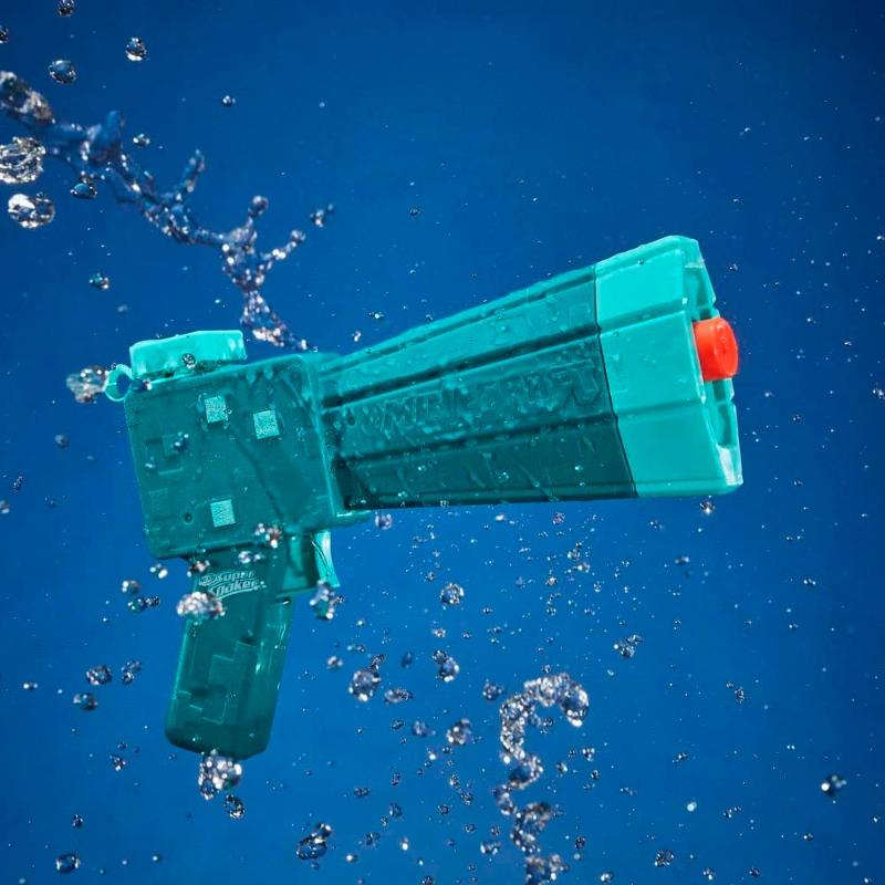 Nerf Super Soaker Minecraft Glow Squid Water Blaster