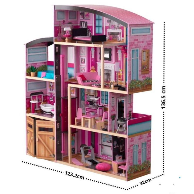 Kidland Big Princess Wooden Dolls House Playset