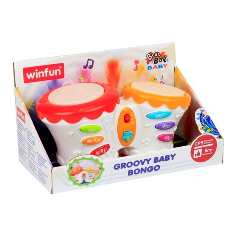 Winfun Groovy Baby Bongo Interactive Drum