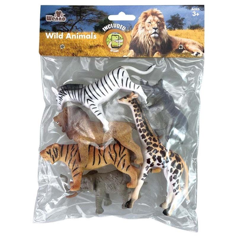 Wenno Wild Animals Playset - 6 Pcs