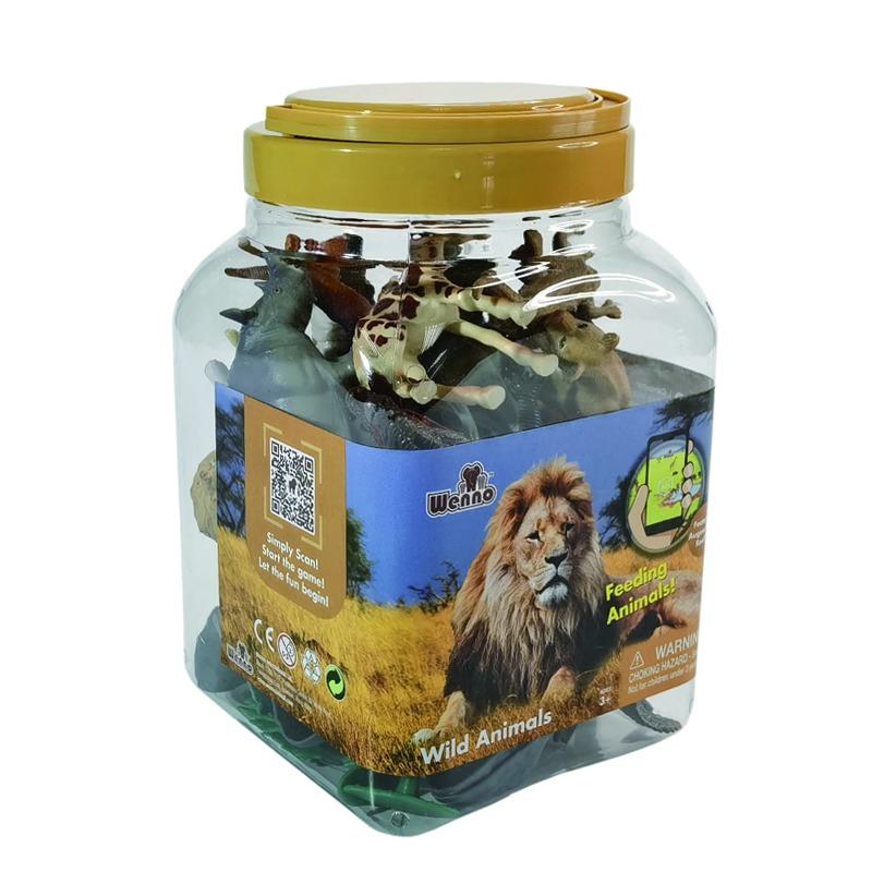 Wenno Wild Animals Playset - 30 Pcs