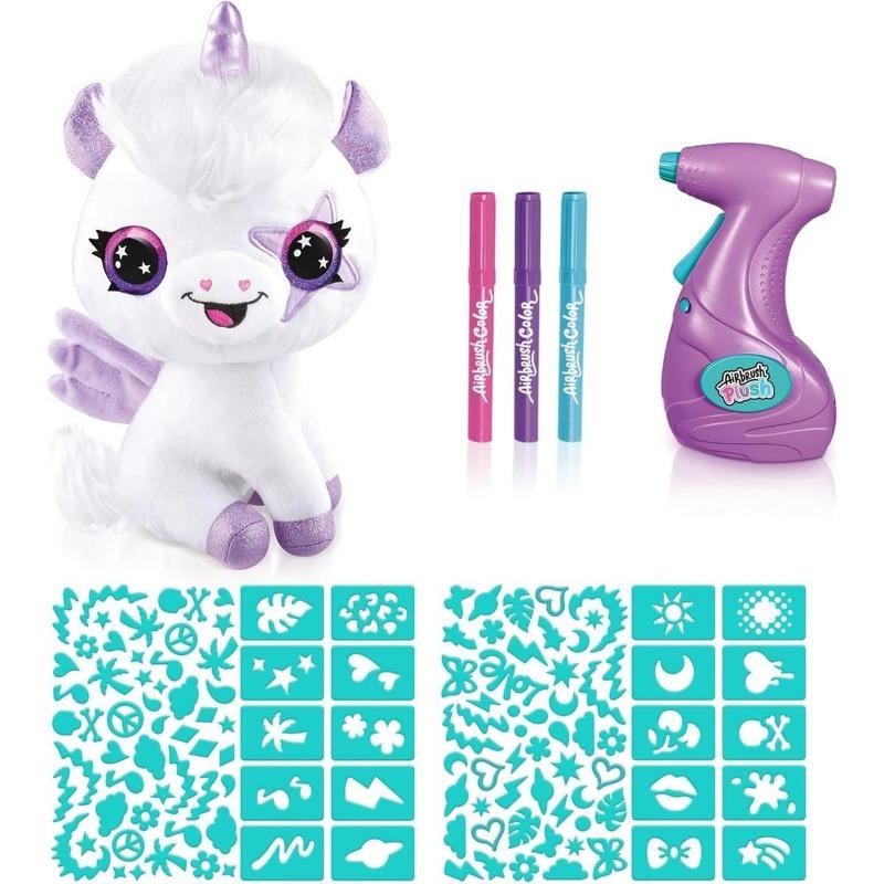 Canal Toys Airbrush Plush - Glow In The Dark Magic Unicorn